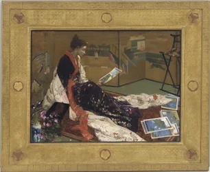 Caprice in Lila und Gold: Der goldene Schirm, 1864